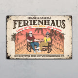 Unser Ferienhaus - Outdoor-Türschild