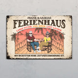 Unser Ferienhaus - Outdoor-Türschild