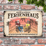 Unser Ferienhaus - Outdoor-Türschild