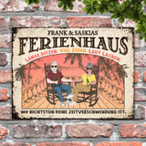 Unser Ferienhaus - Outdoor-Türschild