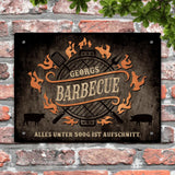 Barbecue - Outdoor-Türschild