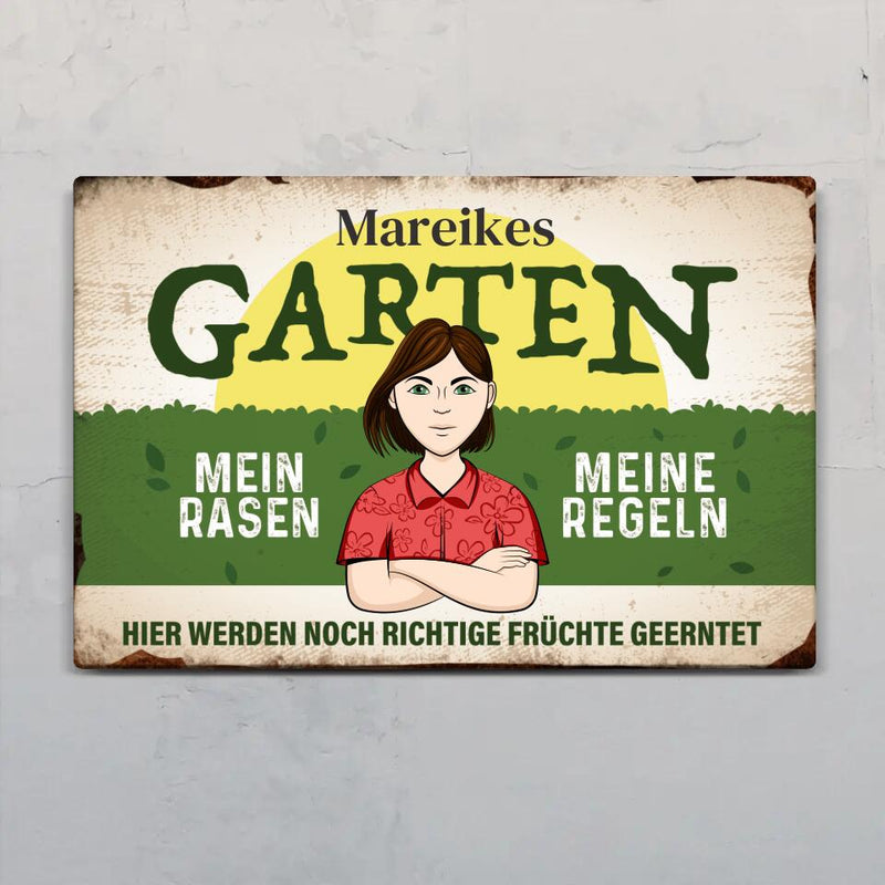 Schrebergarten - Outdoor-Türschild