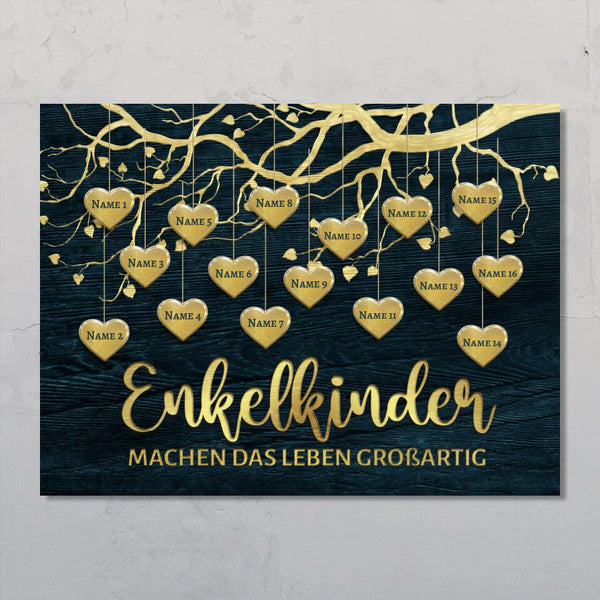 Meine Enkelkinder (festlich)- Großeltern-Poster