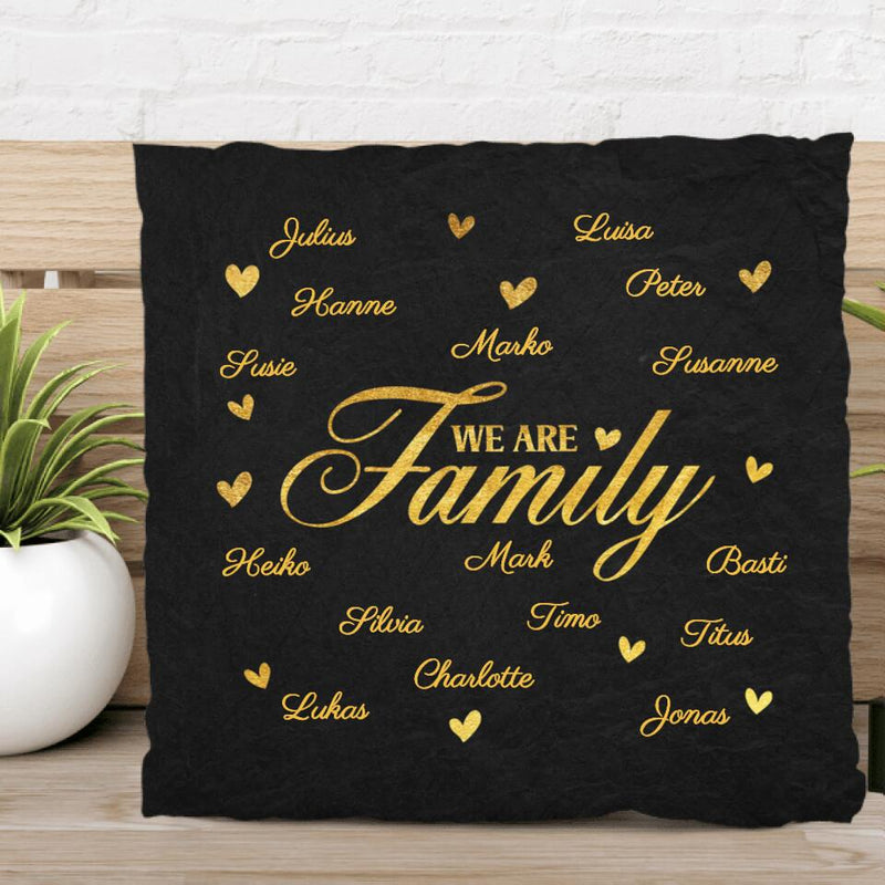 We are Family - Familien-Kissen