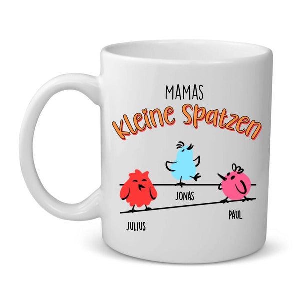 Mamas Spatzen - Familien-Tasse