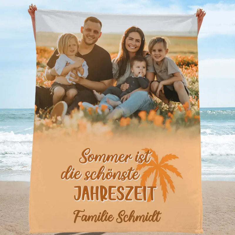 Sommer - Freunde-Strandtuch