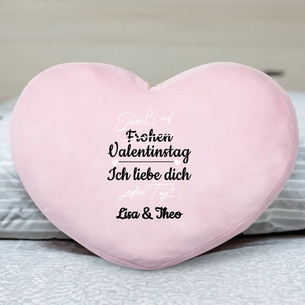 Valentinstag - Paar-Herzkissen