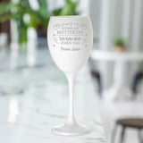 Muttertag - Eltern-Beschichtetes Weinglas