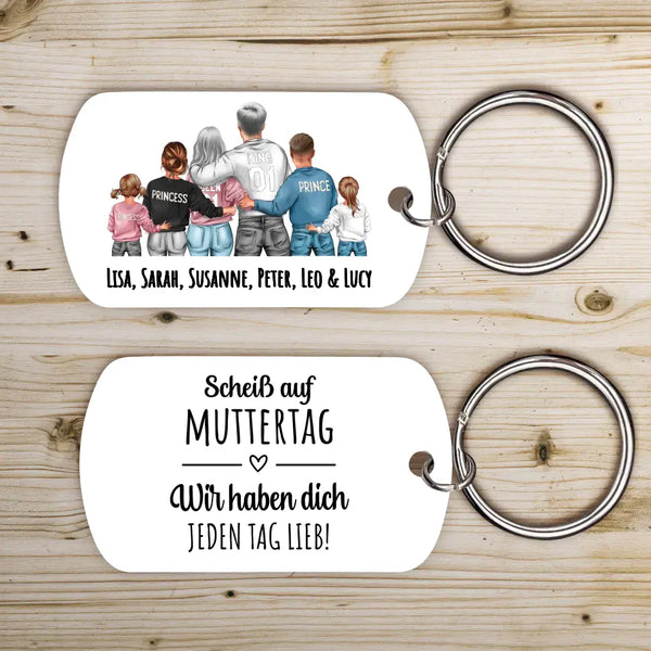 Unsere Mama - Personalisierter Schlüsselanhänger für Mama zum selbst gestalten