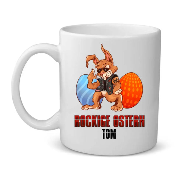 Rockige Ostern - Individuelle Tasse