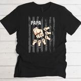 High Five - Personalisiertes T-Shirt für Papa mit Namen