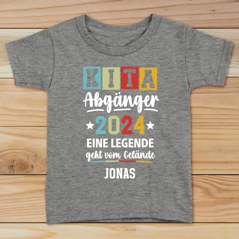 Kita Abgänger - Individuelles Kinder T-Shirt für den Kindergarten Abschied