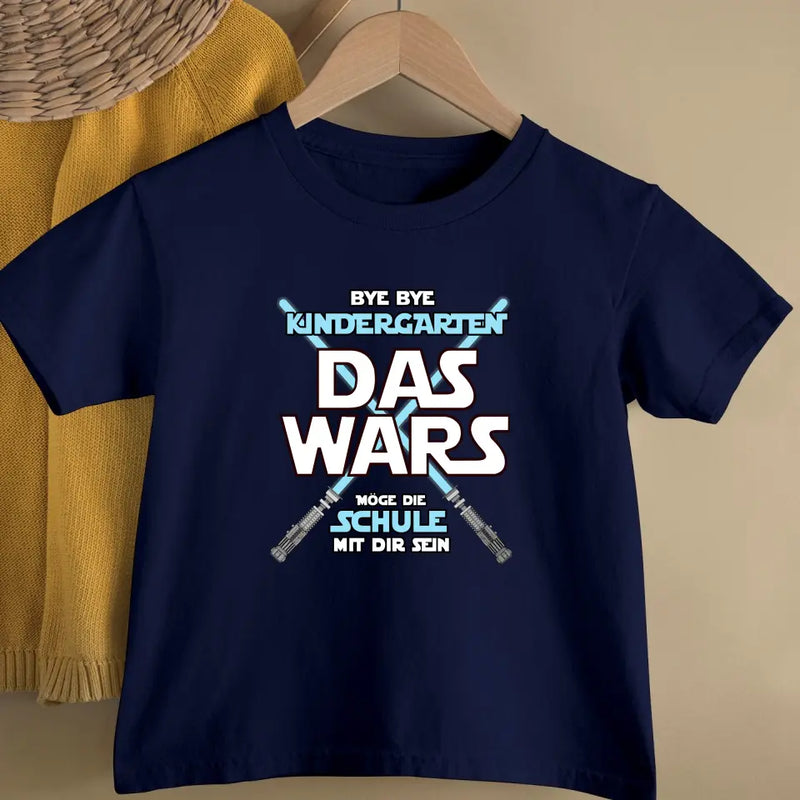 Das Wars - Personalisiertes T-Shirt zur Einschulung und Schulanfang