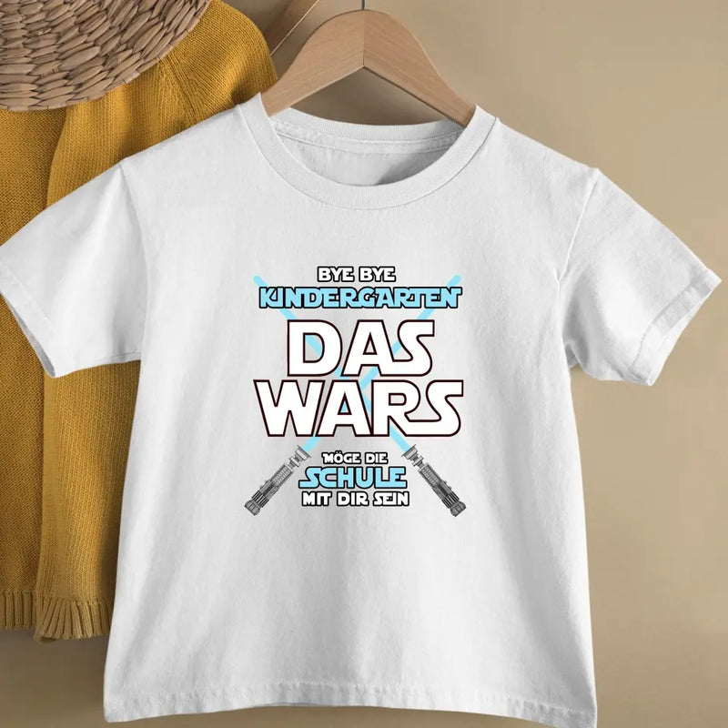 Das Wars - Personalisiertes T-Shirt zur Einschulung und Schulanfang