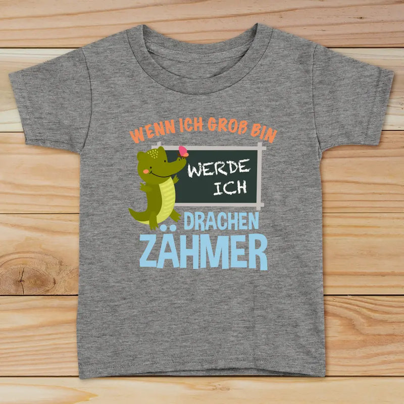 Wenn ich groß bin werde ich... - Kinder-T-Shirt