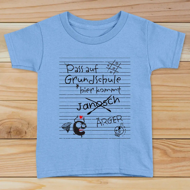 Hier kommt Ärger - Kinder-T-Shirt