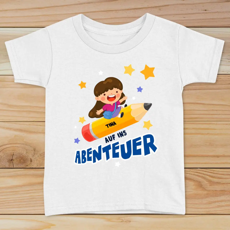 Auf ins Abenteuer - Kinder-T-Shirt