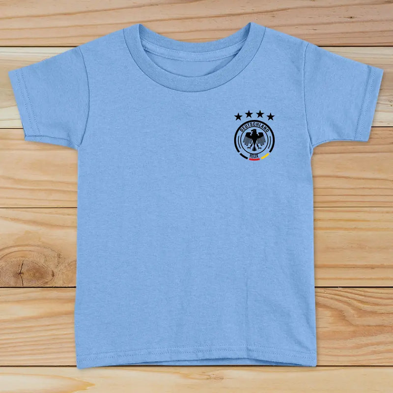 Fußballfieber - Personalisiertes Kinder T-Shirt zur EM 2024