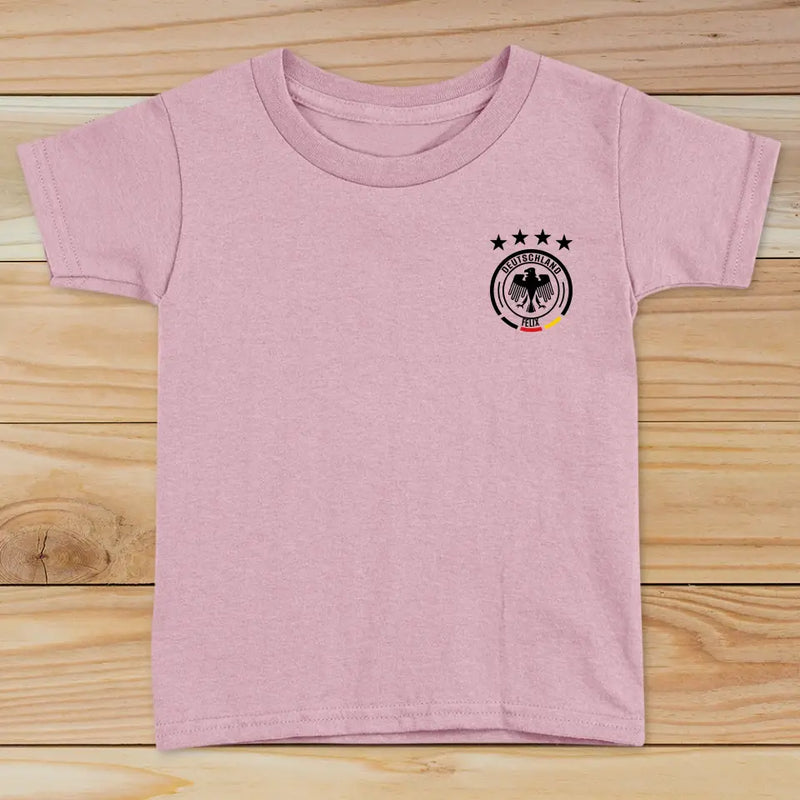 Fußballfieber - Personalisiertes Kinder T-Shirt zur EM 2024