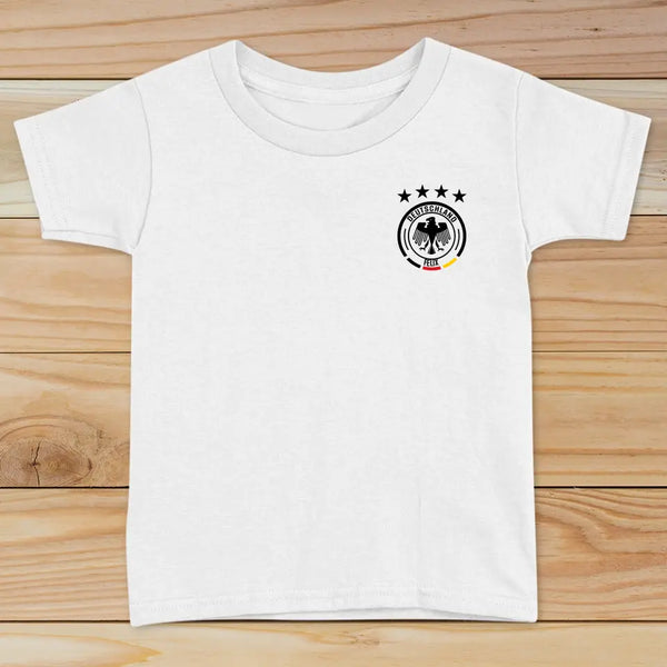 Fußballfieber - Personalisiertes Kinder T-Shirt zur EM 2024