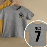 Fußballfieber - Personalisiertes Kinder T-Shirt zur EM 2024