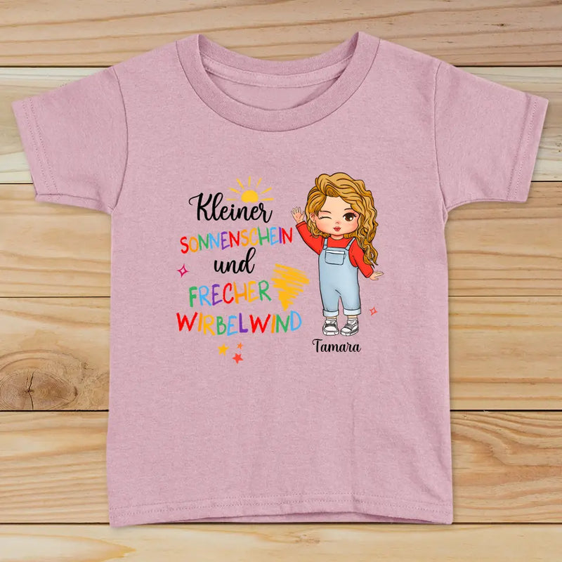 Kleiner Sonnenschein - Personalisiertes T-Shirt für Kinder