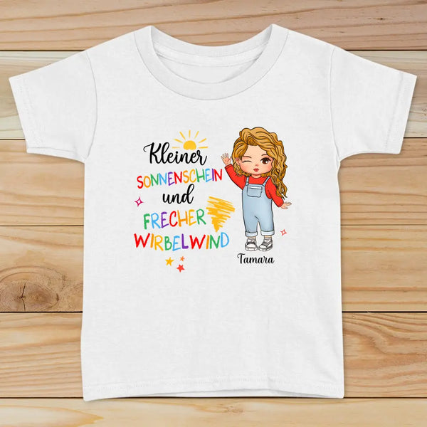 Kleiner Sonnenschein - Personalisiertes T-Shirt für Kinder