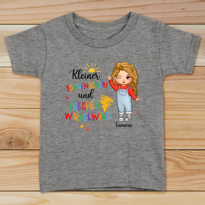 Kleiner Sonnenschein - Personalisiertes T-Shirt für Kinder