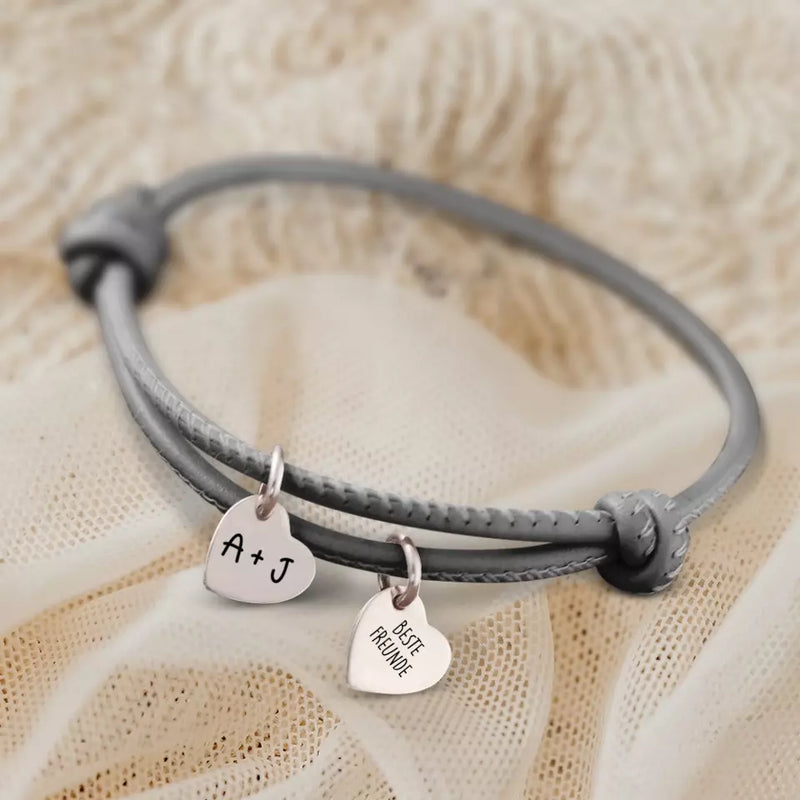 Best friends forever - Individuelles Lederarmband