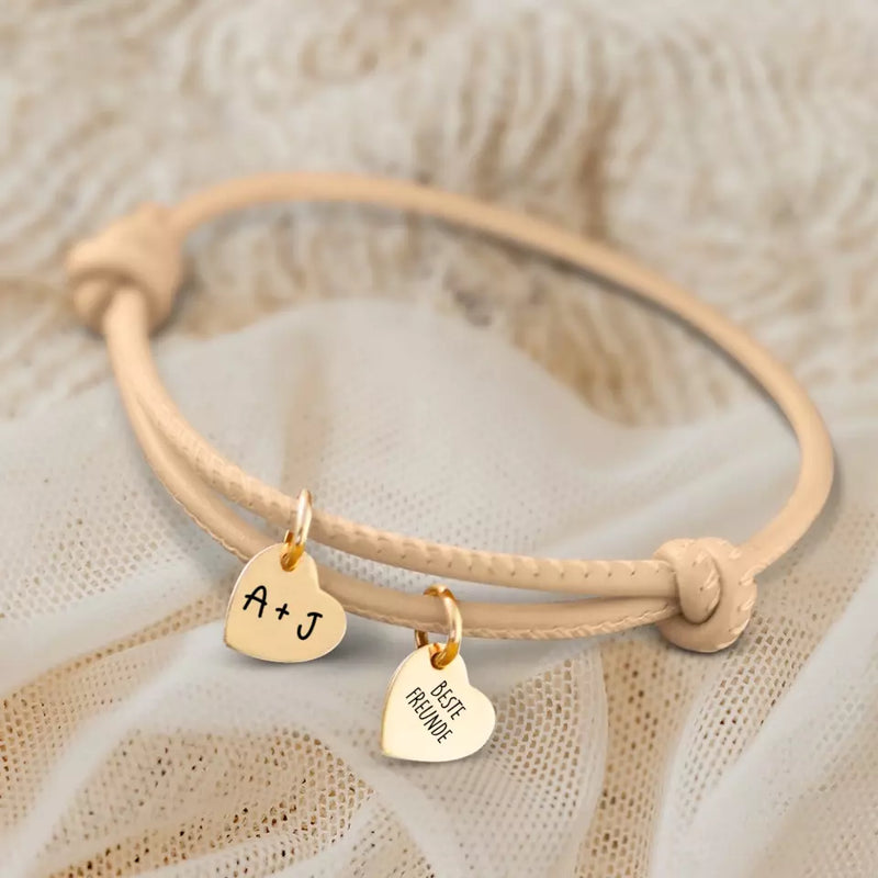 Best friends forever - Individuelles Lederarmband