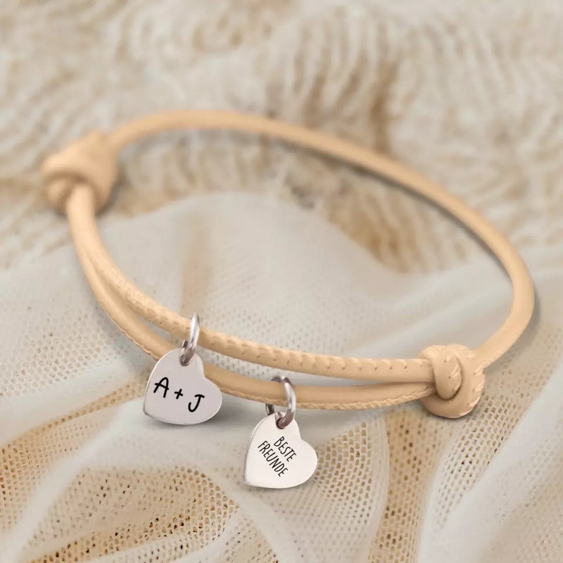 Best friends forever - Individuelles Lederarmband