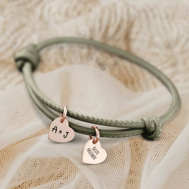 Best friends forever - Individuelles Lederarmband