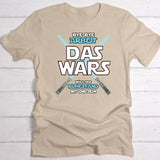 Möge der Ruhestand mit dir sein - Personalisiertes T-Shirt zur Rente für Sci Fi Fans