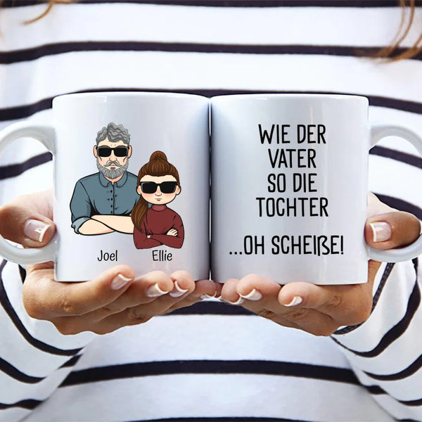 Wie der Vater ... - Eltern-Tasse