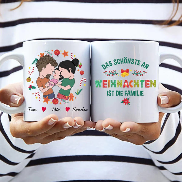 Unser erstes Weihnachten - Familien-Tasse