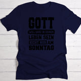 Nicht nur am Sonntag - Personalisiertes T-Shirt für Gläubige