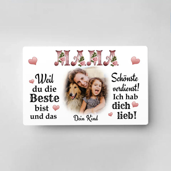 Personalisierbare Brieftascheneinlage mit deinem Design - gefertigt von Love & Faith