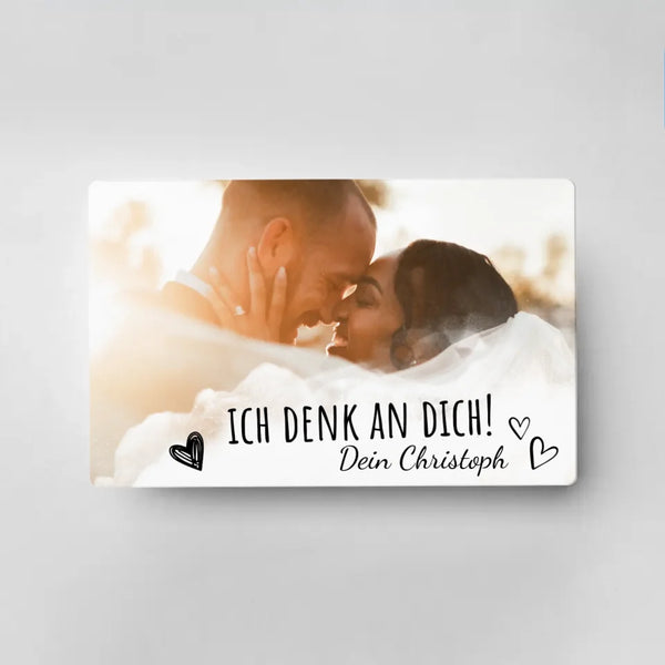 Personalisierbare Brieftascheneinlage mit deinem Design - gefertigt von Love & Faith