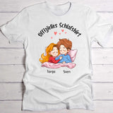 Offizielles Schlafshirt für Dich und mich - Personalisiertes T-Shirt für Pärchen