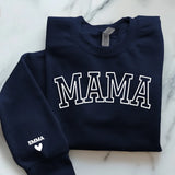 navyblauer Pullover personalisierbar - gefertigt von Love & Faith