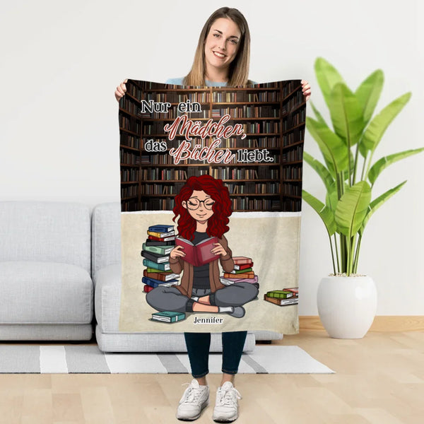 Personalisierte Kuscheldecke 70x100cm personalisierbar - gefertigt von Love & Faith