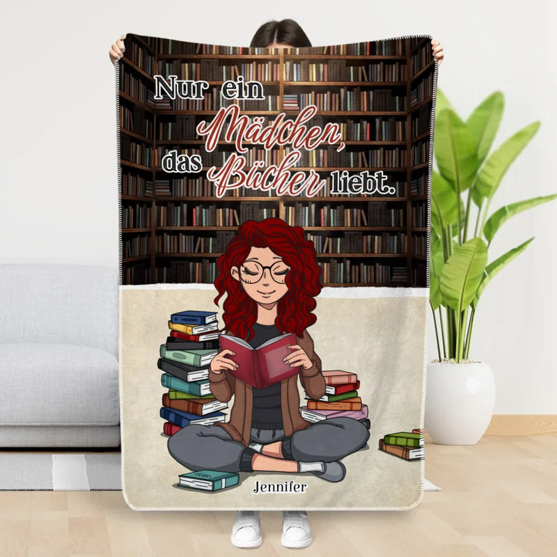 Personalisierte Kuscheldecke 100x150cm personalisierbar - gefertigt von Love & Faith