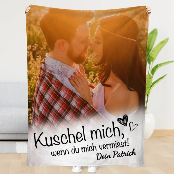 Personalisierte Kuscheldecke 150x200cm personalisierbar - gefertigt von Love & Faith