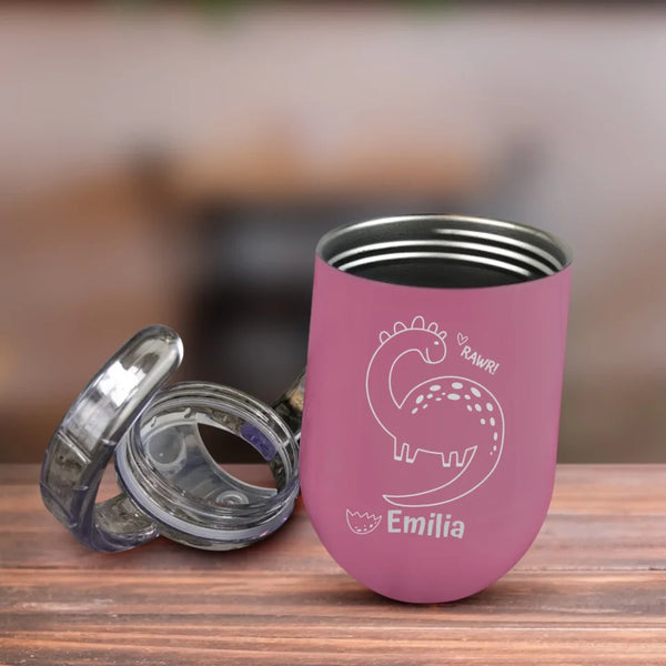 Personalisiertes Babytrinkbecher mit Namen als Geburtsgeschenk - gefertigt von Love & Faith