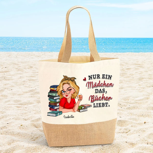 Bücherliebe - Personalisierte Tasche für Buchliebhaberinnen