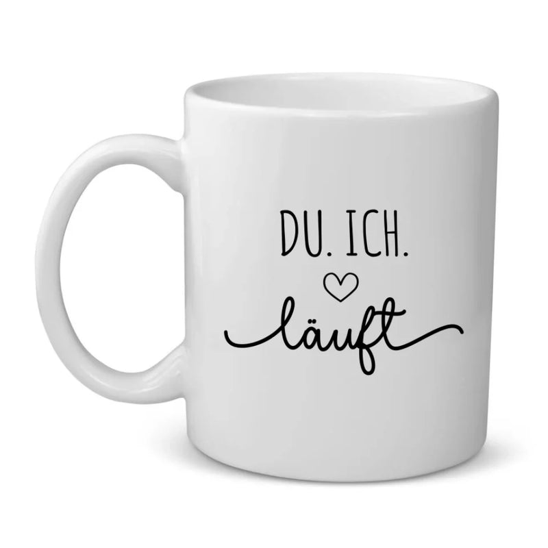 Personalisierbare Tasse mit eigenem Spruch, Illustration und Namen - gefertigt von Love & Faith