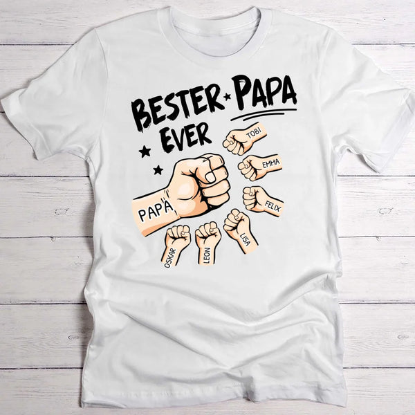 Bester Papa Ever - Eltern-T-Shirt