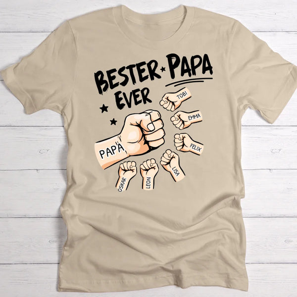 Bester Papa Ever - Eltern-T-Shirt