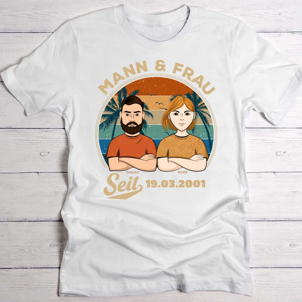 Ehepartner seit - Individuelles T-Shirt