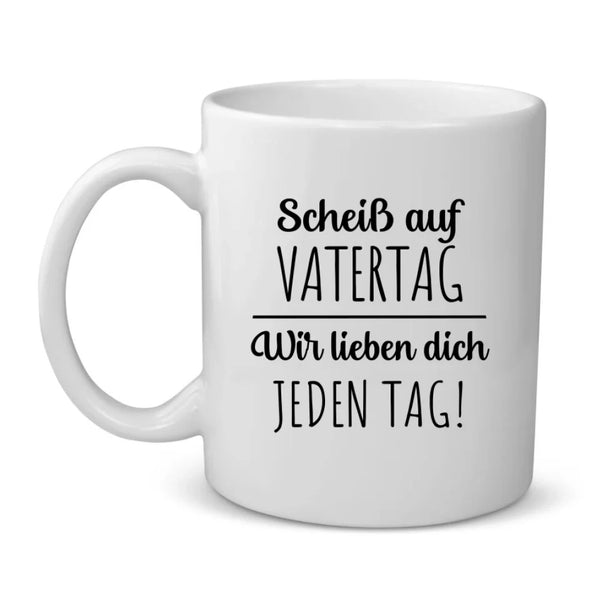 Nur Papa - Personalisierte Tasse zum Vatertag für Papa